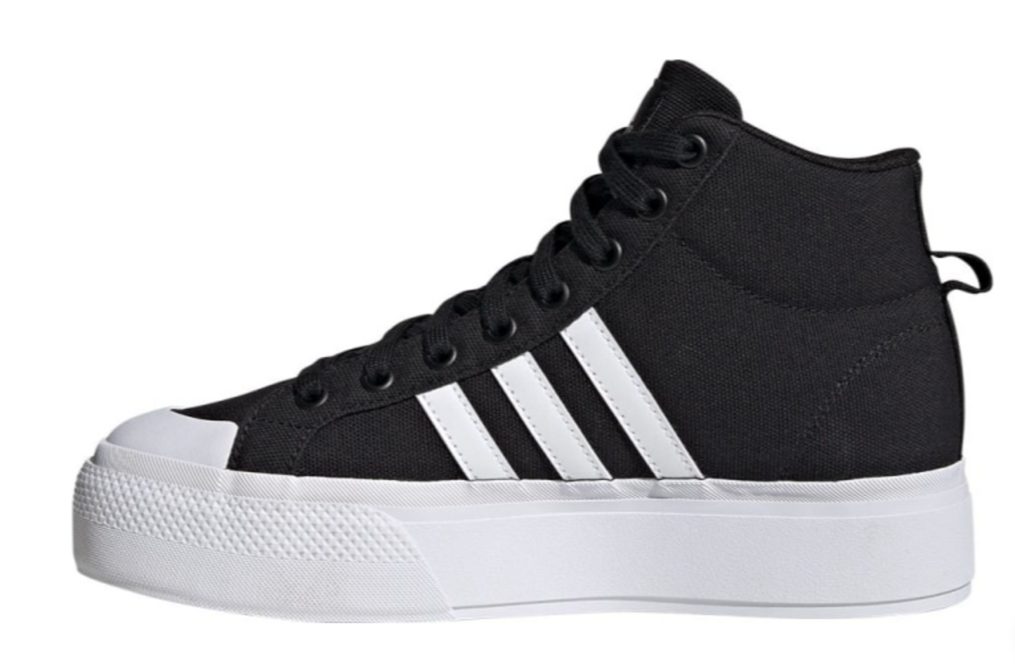 tenis adidas casual bravada 2.0 mid platform