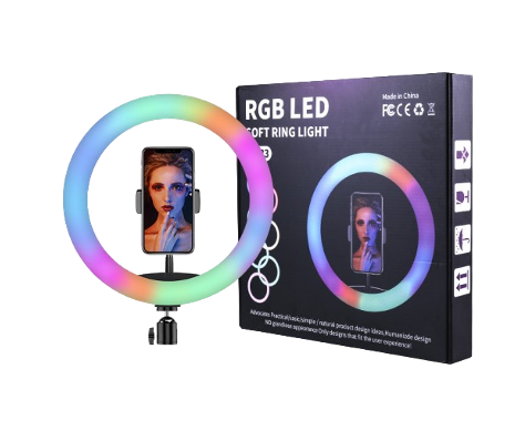 ARO DE LUZ DE RELLENO RGB DE 12 PULGADAS (30 PZAS)