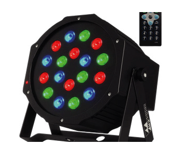 PROYECTOR DE LUCES DE FIESTA 18 LEDS RGB (20 PZAS)